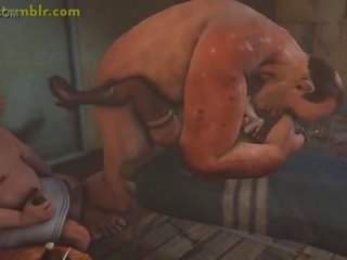 Lulu fucked hard in 3D monster x rated video animation