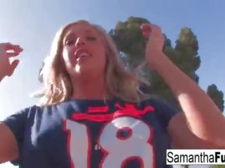 Samantha Saint's BJ launches To A Creampie
