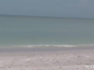 Youporn - amanzing ξανθός/ιά πόζες για photos επί ο παραλία dreamgirls